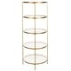 preview thumbnail 2 of 6, SAFAVIEH Tia Round 5-tier Etagere - 20" x 20" x 53"