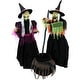 preview thumbnail 3 of 17, Haunted Hill Farm Gretel and Hildie the Wicked Cauldron Witches, Premium Talking Halloween Animatronic, Plug-In