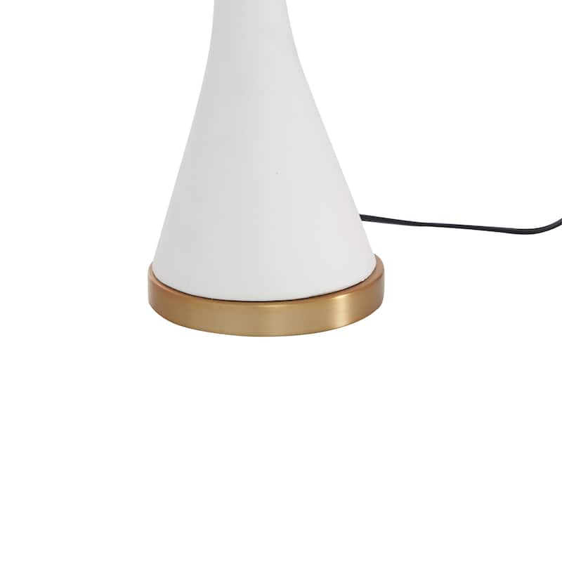 Ceramic Room Table Lamp - White - CosmoLiving by Cosmopolitan