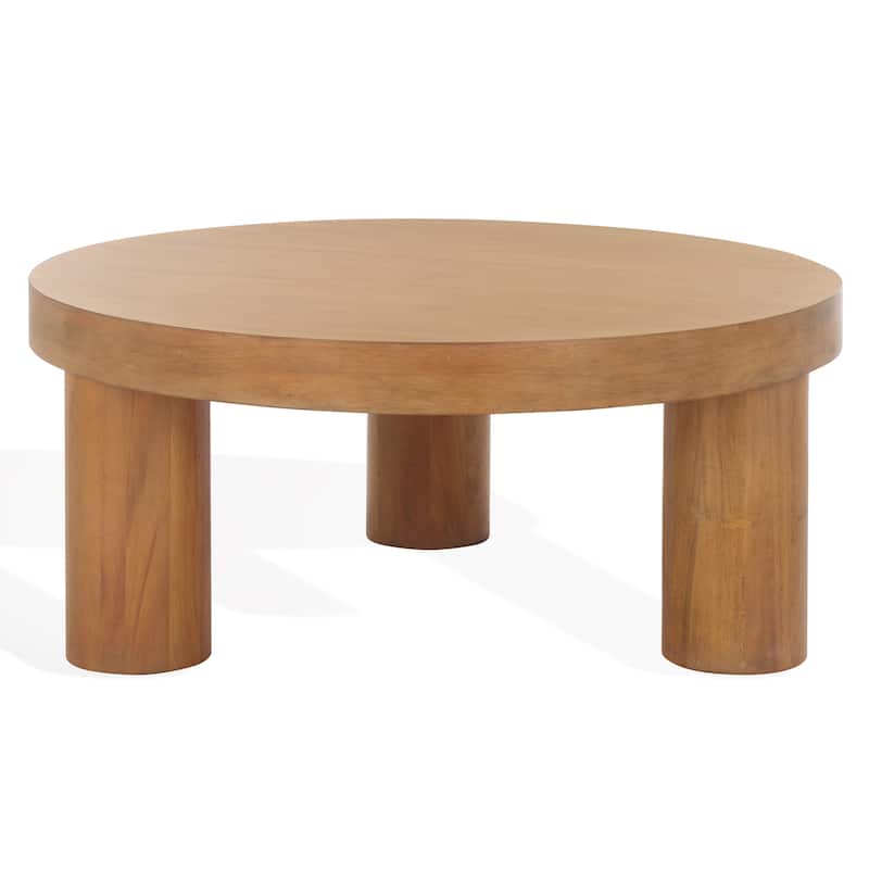 SAFAVIEH Couture Bary Round 3-Leg Coffee Table - 35"W x 35"D x 15"H