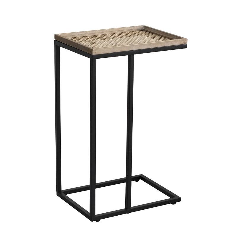 C Table Couch End Table - 15.5"D x 11.5"W x 25.25"H