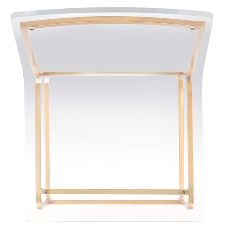 SAFAVIEH Couture Ljupka Acrylic Dining Chair (Set of 2) - 20 In W x 21.25 In D x 33.25 In H - 20"W x 21"D x 33"H