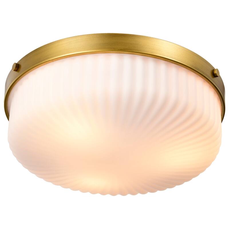 Nuvo Lighting 60/8648 Solara 3 Light 17" Wide Flush Mount Drum Ceiling