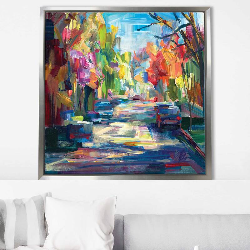 "Jeweled Morning" by Brooke Borcherding Print on Floating Canvas