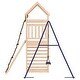 preview thumbnail 17 of 19, vidaXL Swing Set Outdoor Backyard Wooden Playground Equipment for Kids Age 3-8