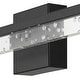 preview thumbnail 43 of 62, JONATHAN Y Baxter 22" 1-Light Modern Contemporary 360-Degree Rotatable Iron/Seeded Acrylic Integrated LED Vanity Light