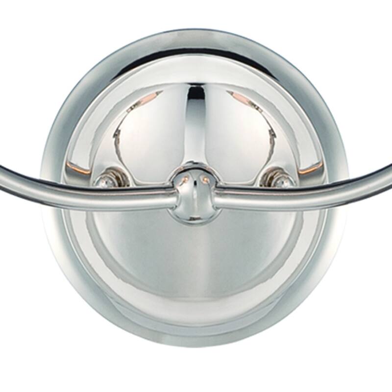 Libby Langdon for Crystorama Sylvan 2 Light Polished Nickel Sconce - 15.5'' W x 15.87'' H x 7'' D - 15.5'' W x 15.87'' H x 7'' D