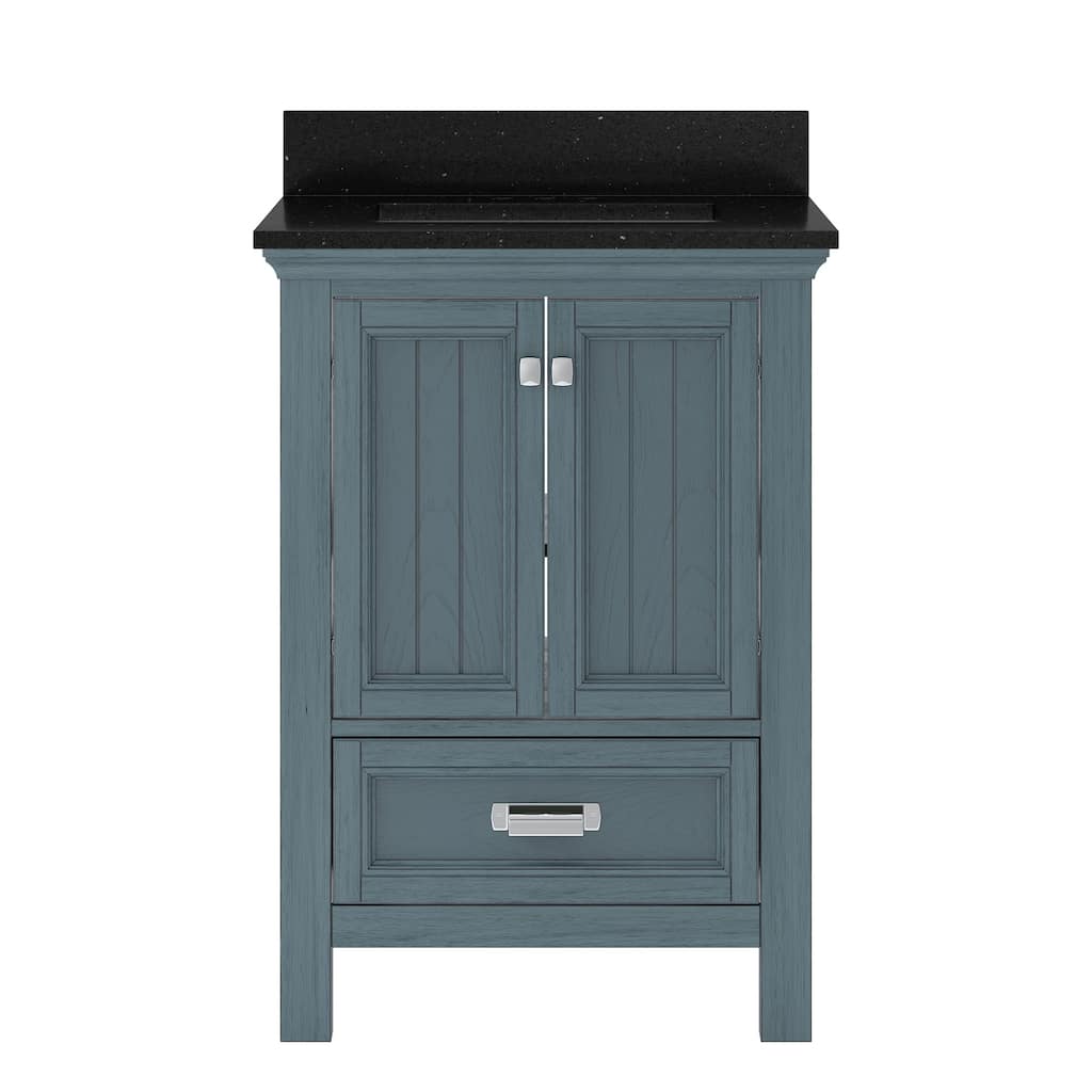 CRAFT + MAIN BAVT2522D-QBG Brantley 24" Free Standing Single Basin