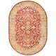 SAFAVIEH Handmade Antiquity Izora Traditional Oriental Wool Rug - 7'6" x 9'6" Oval - Rust