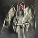 preview thumbnail 19 of 18, Haunted Hill Farm Lifesize Animatronic Haunted Angel Statue with Lights and Sound, Indoor/Covered Outdoor Halloween Decoration