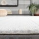 preview thumbnail 8 of 8, SAFAVIEH Whisper Mehtap Contemporary Stripe Fringe Rug