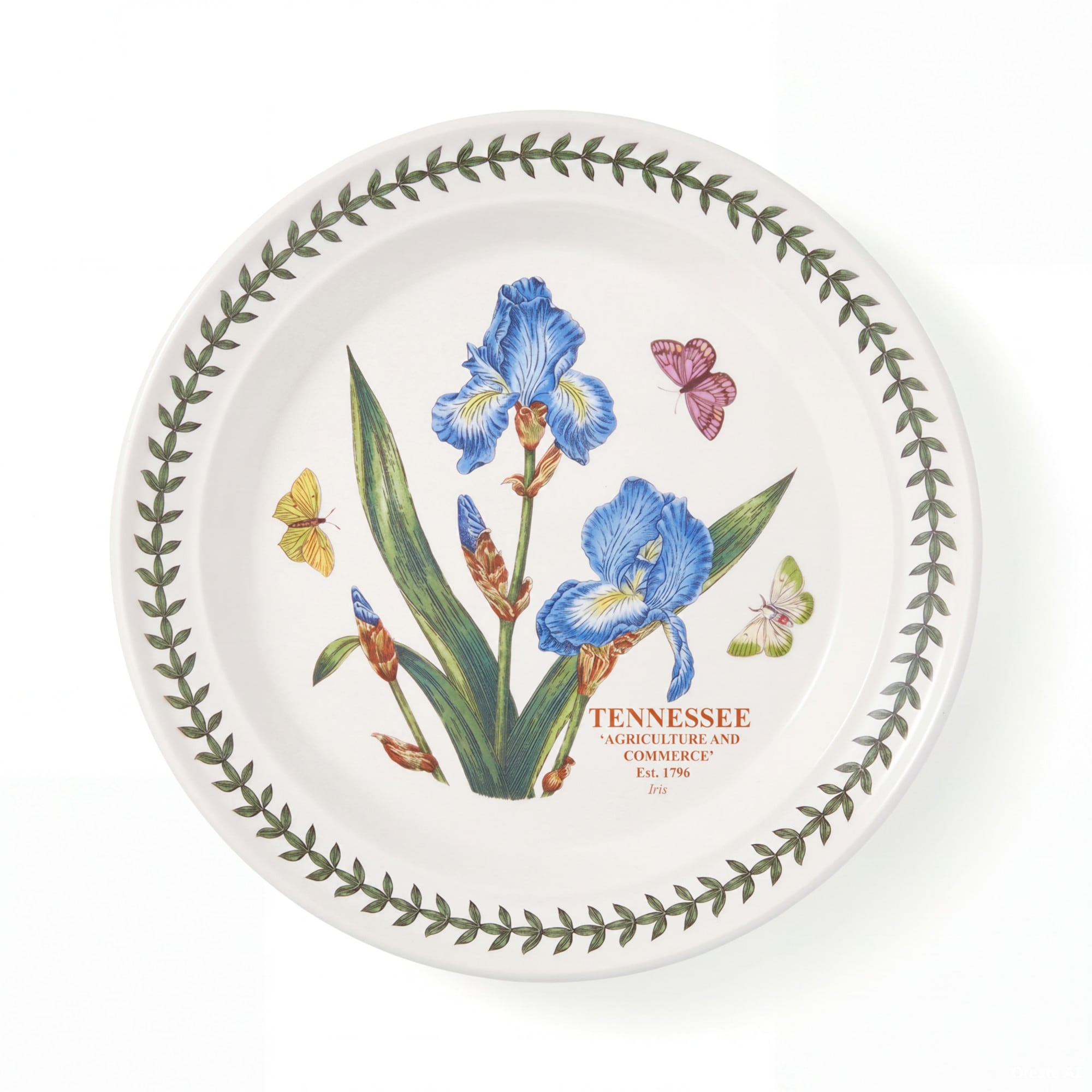 Portmeirion Blossoming States Earthenware Dinner Plate