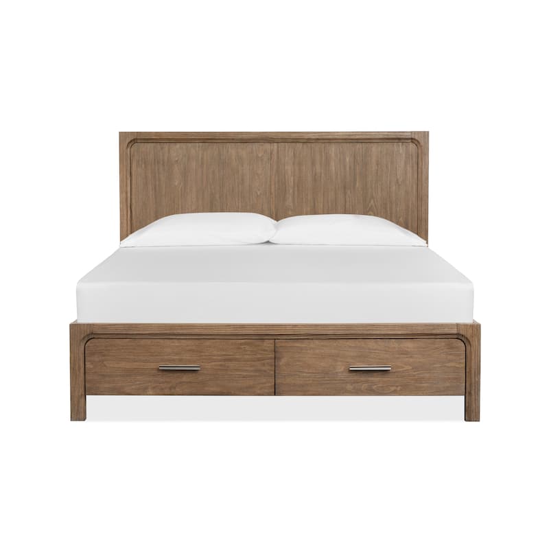 Magnussen Home Westbourne Dark Umber Panel Storage Bed