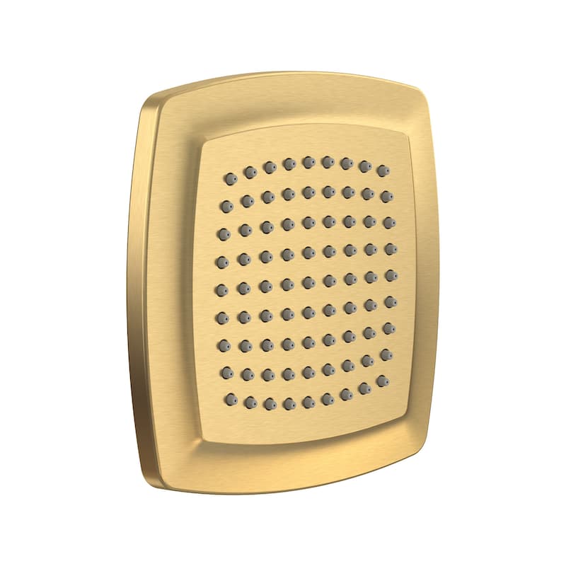 American Standard Townsend 1.8 GPM Square Single Function Shower Head - Brushed Cool Sunrise