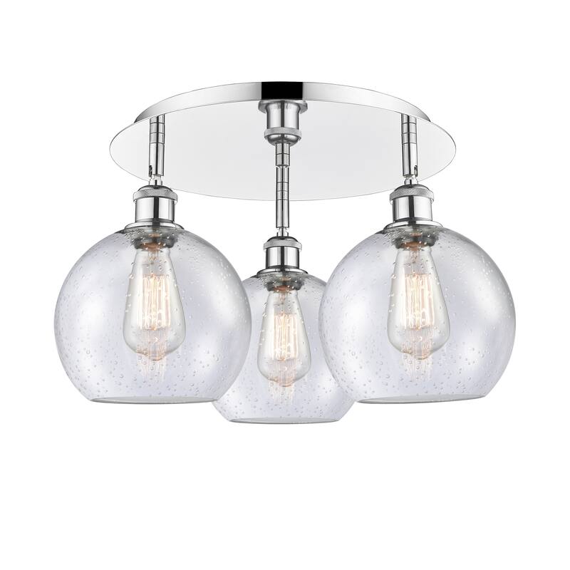 Innovations Lighting Athens - 3 Light 20" Flush Mount