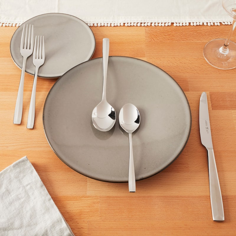 Henckels Lani Flatware Set, 65-Piece, Silver - 65-pc
