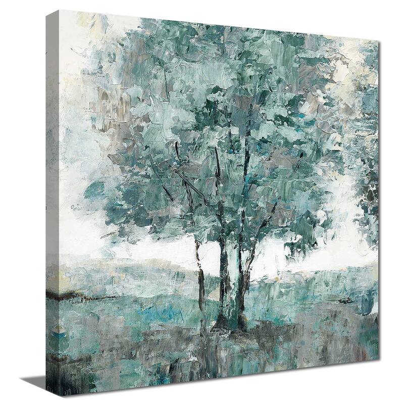 "Teal Sentinel" by Nan I Print on Canvas