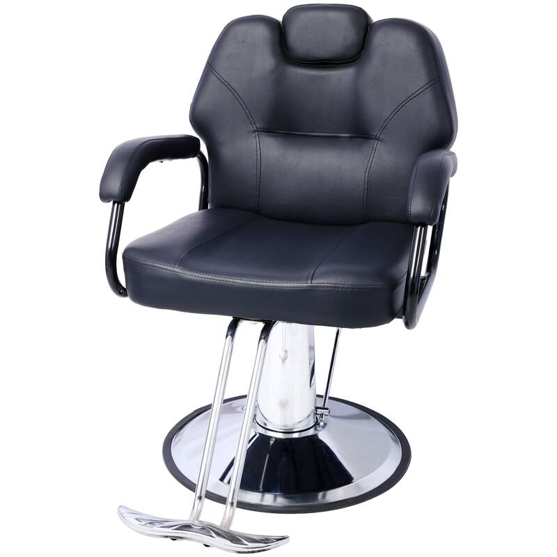 Artist hand Hair Barber Chair,Heavy Duty Hydraulic Spa Furniture Shampoo Reclining Extra Wider Seat Beauty Hair Salon Equipment