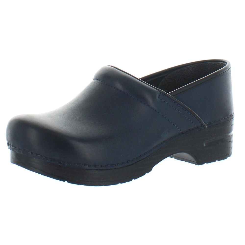 navy dansko clogs