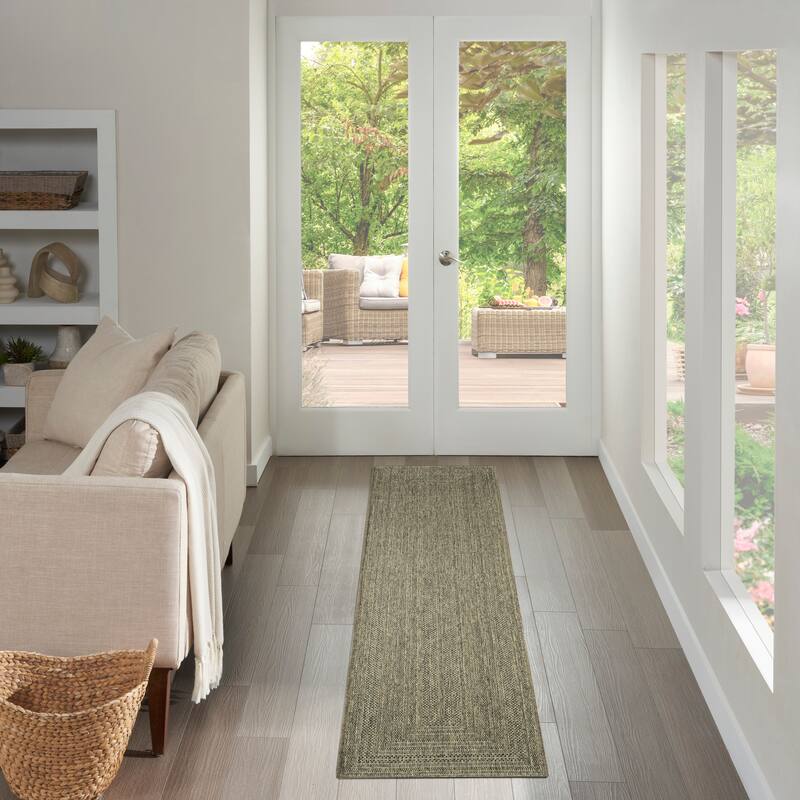 Nourison Tulum Indoor/Outdoor Geometric Area Rug