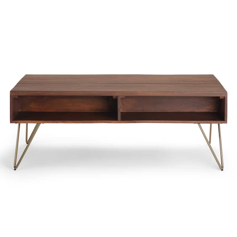 Moreno Rectangle Industrial Lift Top Coffee Table