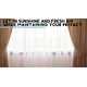 preview thumbnail 4 of 2, HLC.me 2 Piece Semi Sheer Voile Window Curtain Drapes Grommet Top Panels Bedroom, Living Room - Set of 2 panels