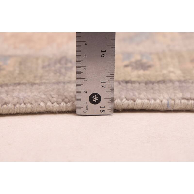 ECARPETGALLERY Hand-knotted Jules Serapi Grey Wool Rug - 8'0 x 9'10