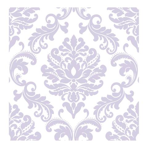 Purple Ariel Peel & Stick Wallpaper - 216in x 20.5in x 0.025in