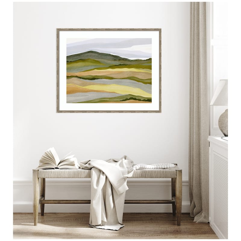 Kate and Laurel Framed Art Gentle Wilderness by Nikita Jariwala