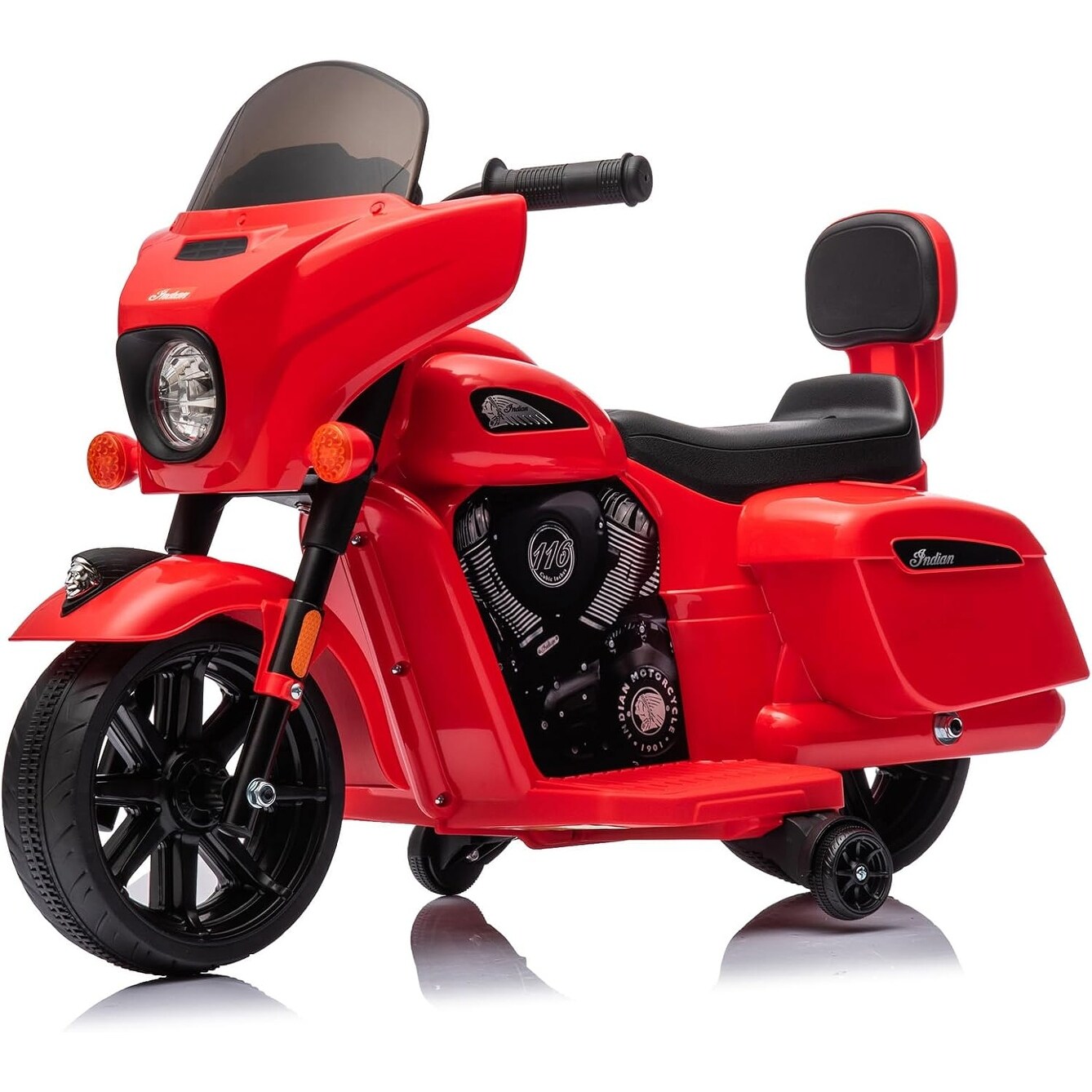 Electric Ride-On Motorcycle for Kids - 6V Dirt Bike with USB