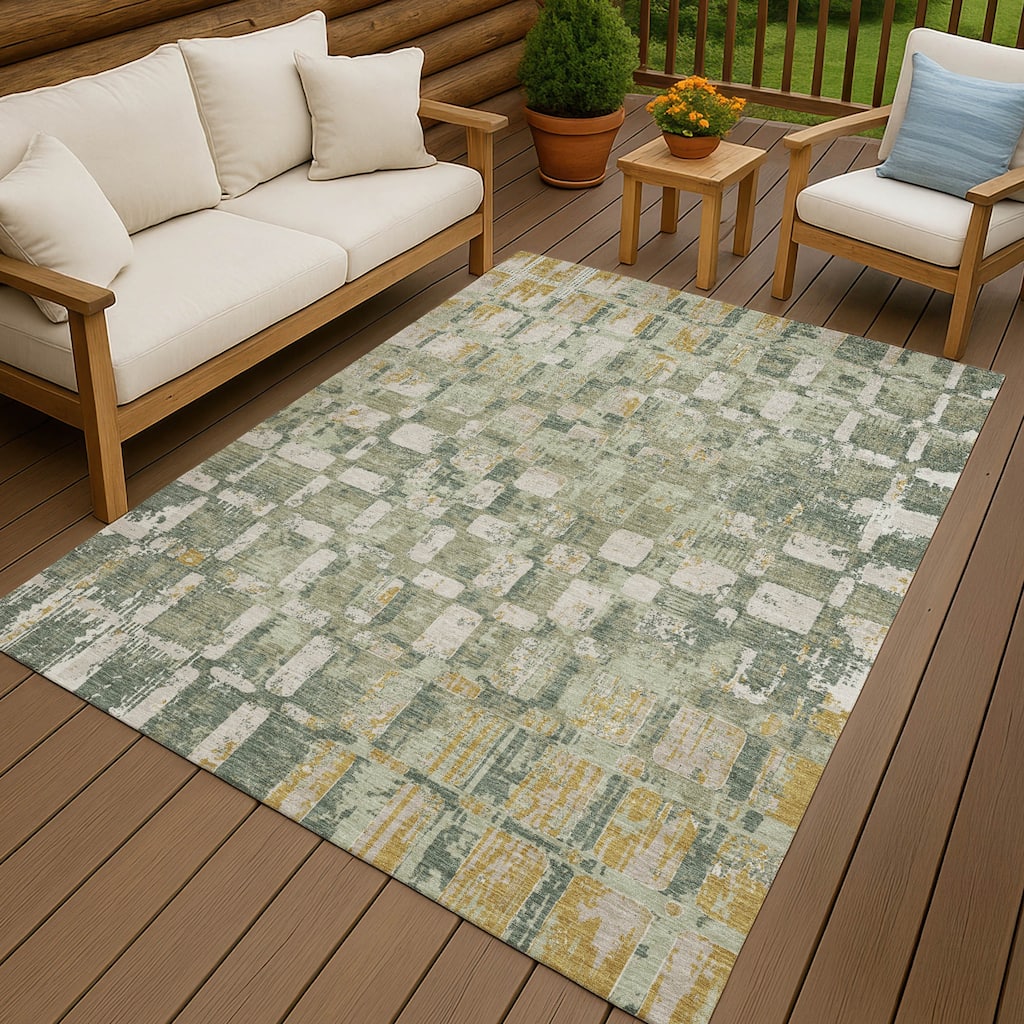 Machine Washable Indoor/ Outdoor Casual Foxfield Chantille Rug