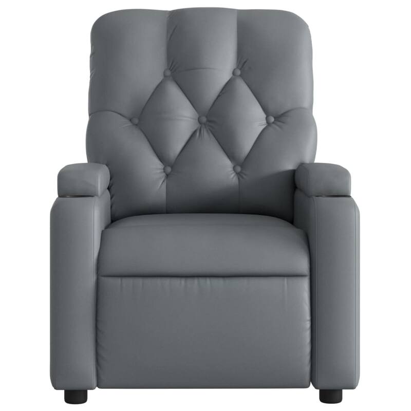 vidaXL Massage Recliner Chair Reclining Armchair for Elderly Faux Leather