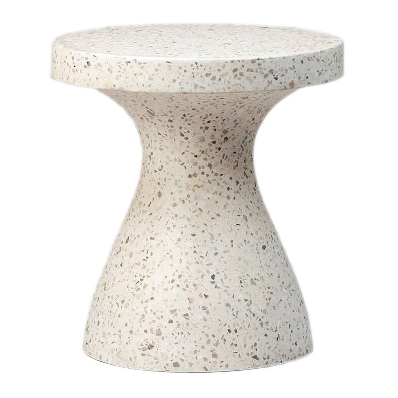 Felix 16" Diameter Terrazzo Side Table