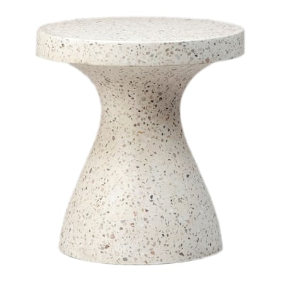 Felix 16" Diameter Terrazzo Side Table