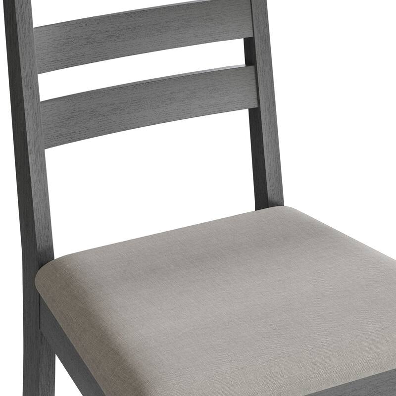 CraftPorch Timeless 4-Piece Chair and Round Table Wooden Dining Set