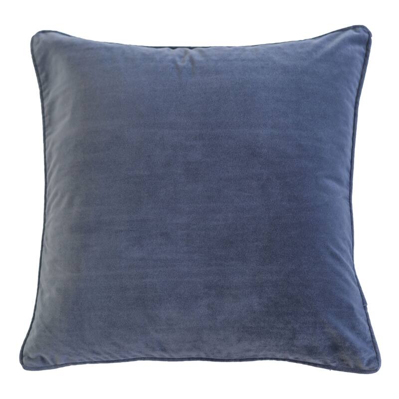 Elisa Velvet 20" Square Decorative Throw Pillow 2PK