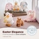 preview thumbnail 3 of 4, Bearington Baby Cottontail Pink Bunny Cuddle Me Sleeper, Large Security Blanket 28.5" x 28.5"