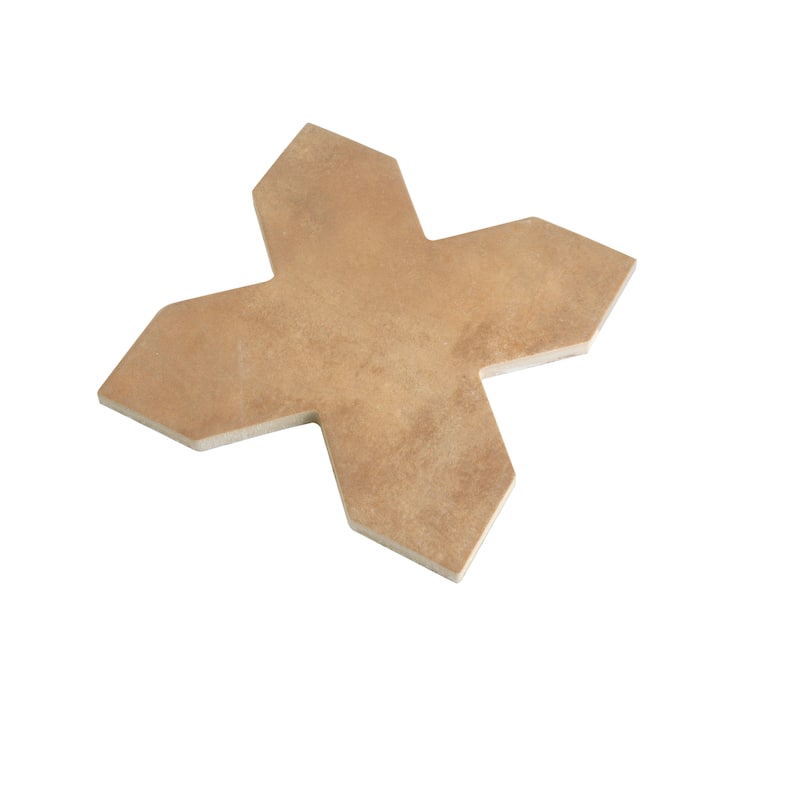 Apollo tile 7" x 7" Terralis Matte Terracotta Porcelain Tile (5.6 sq ft/case) - 16 Pack