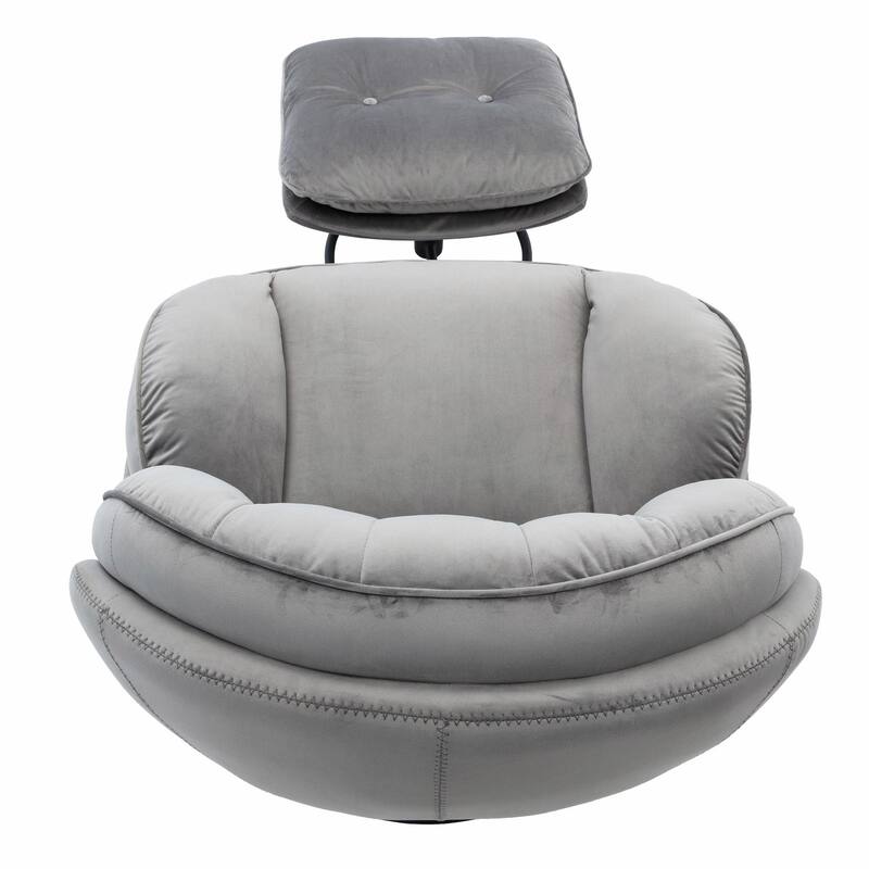TV Chair Accent Chair for Living Room with Ottoman