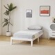 preview thumbnail 4 of 26, Basic Bed Frame Twin Wooden Bed