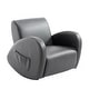 preview thumbnail 1 of 4, Kids Sofa Rocking Chair with Side Pocket, PU Leather Toddler Armchair for Children Pink