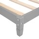 preview thumbnail 3 of 4, Full Size Wood Daybed/Sofa Bed, Gray