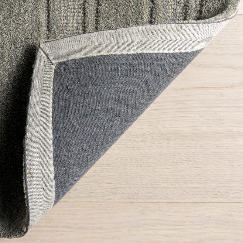 Starke Checked Wool Area Rug