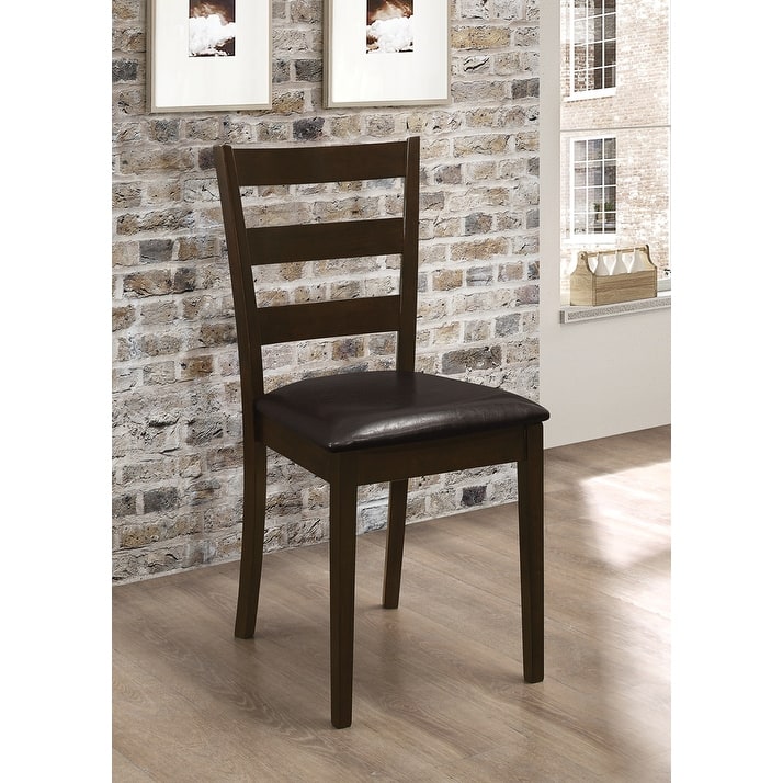 Guillen 5-piece Rectangular Capuccino Dinning Table Set