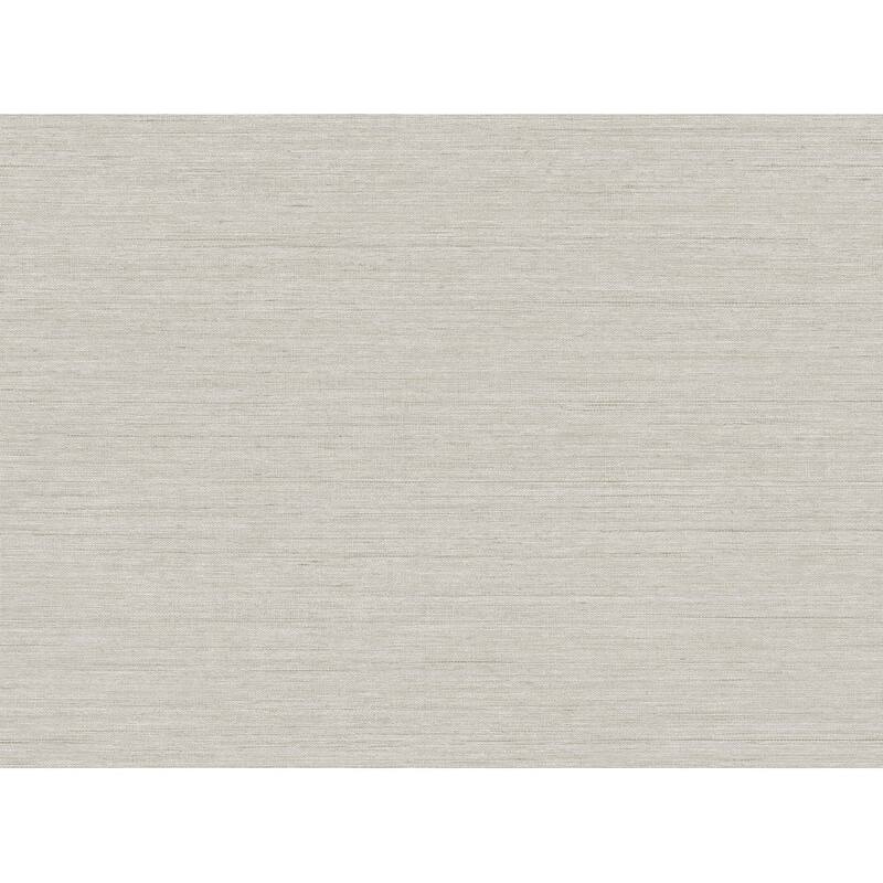 Seabrook Designs Threaded Embossed Vinyl Unpasted Wallpaper - 27 in W x 27 ft. L - Dove Grey