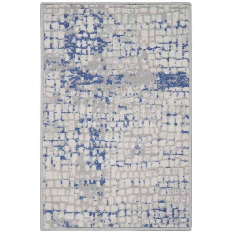 Power Loomed Abstract Modern Stain Resistant Area Rug - 36' X '24' X '0.39