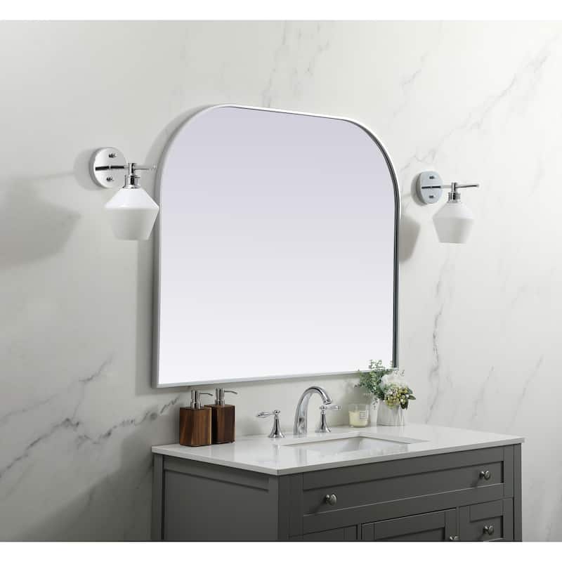 Elegant Lighting MR1B4234 Blaire 42" W x 34" H Modern Arched Bathroom