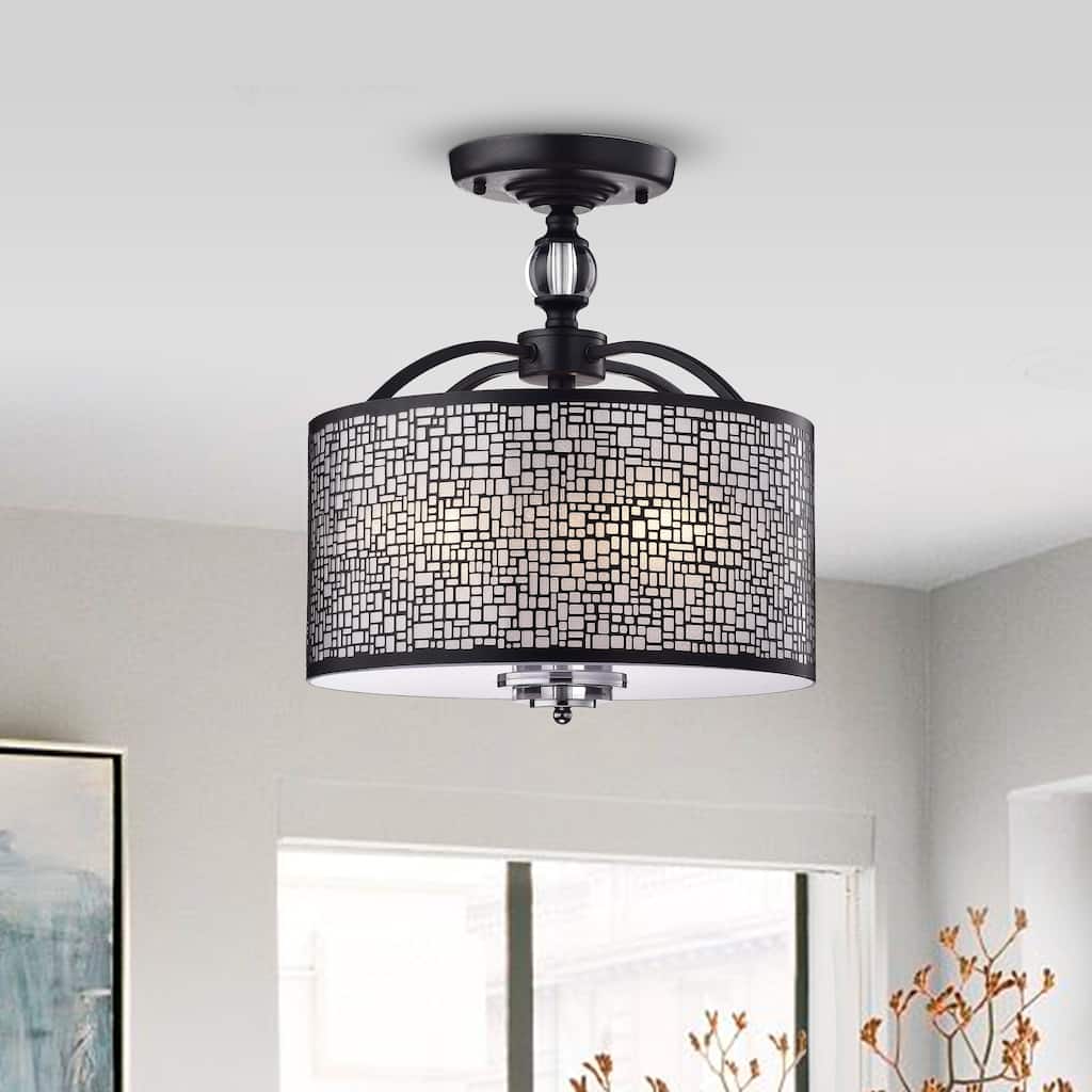 Euronotus 3-light Semi Flush Mount