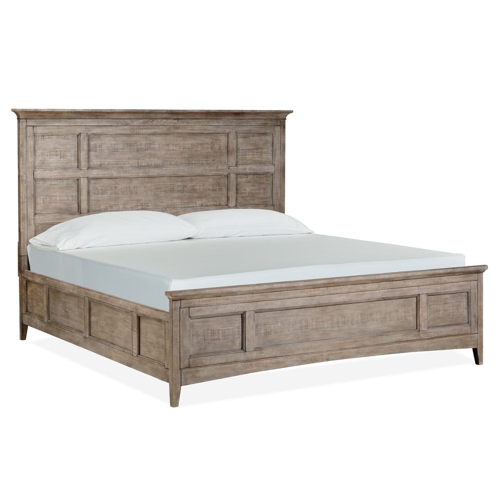 Magnussen Home Paxton Place Dovetail Grey Panel Bed