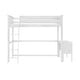 preview thumbnail 4 of 7, Max and Lily Twin-Size High Loft Bed with Desk